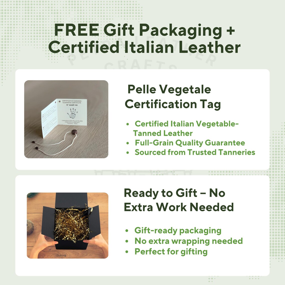 Billetera esencial para bolsillo delantero en cuero italiano de plena flor
